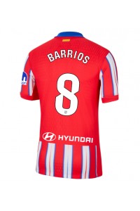 Atletico Madrid Pablo Barrios #8 Fotballdrakt Hjemme Klær 2024-25 Korte ermer